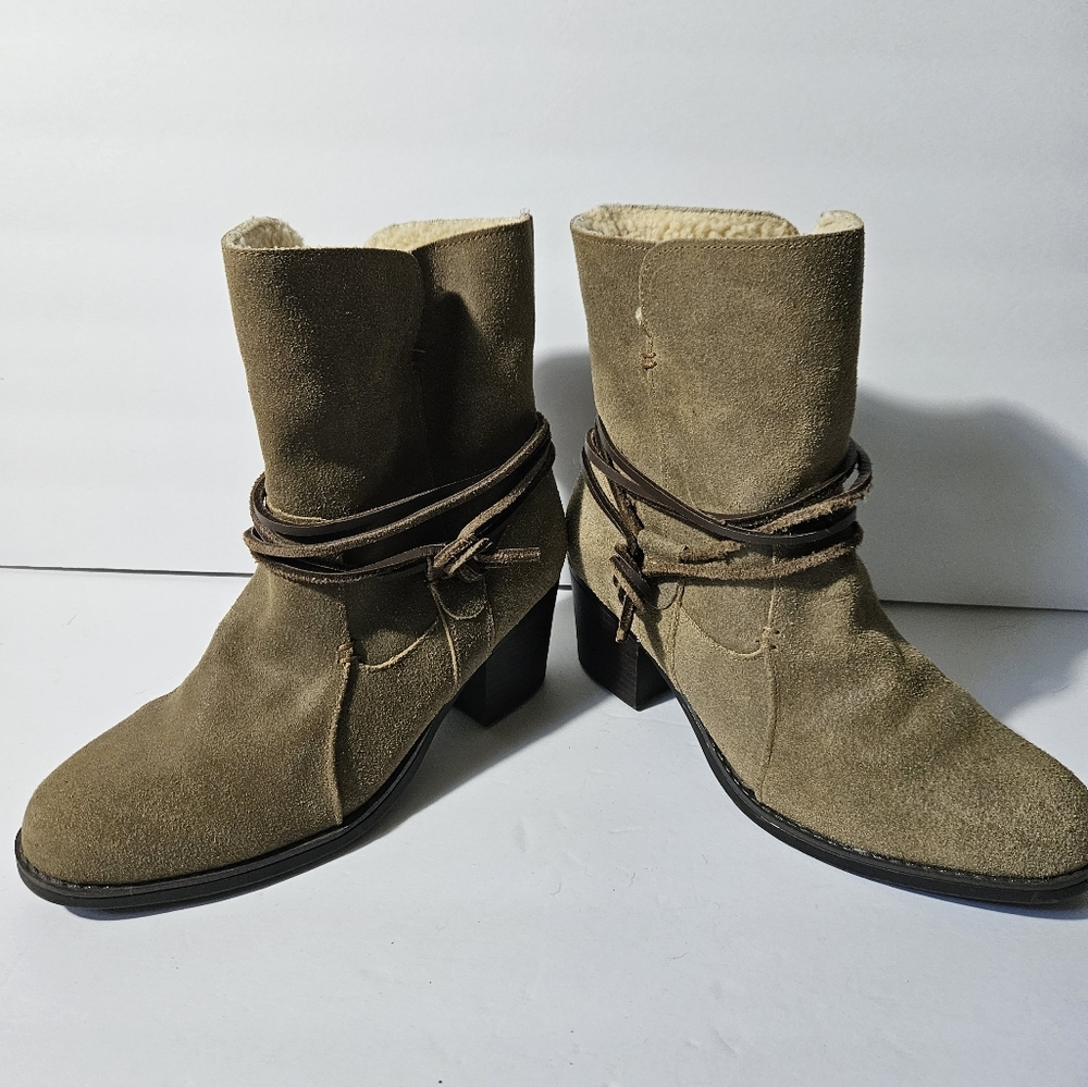 Eddie Bauer Tan Leather Boots - Picture 8 of 9